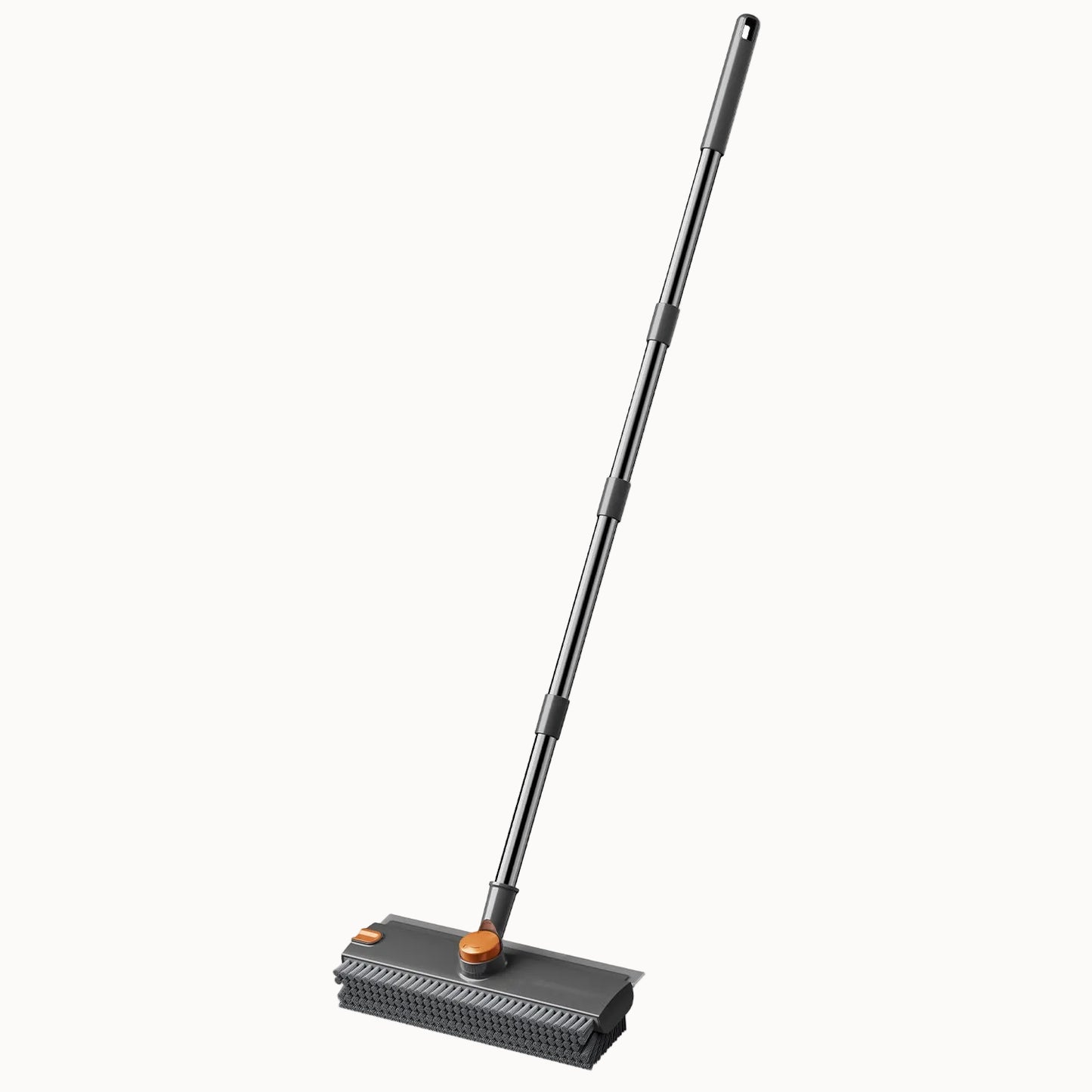 Dual-Purpose Floor Scrub & Crevice Brush – Hard Bristle ABS Cleaning Brush