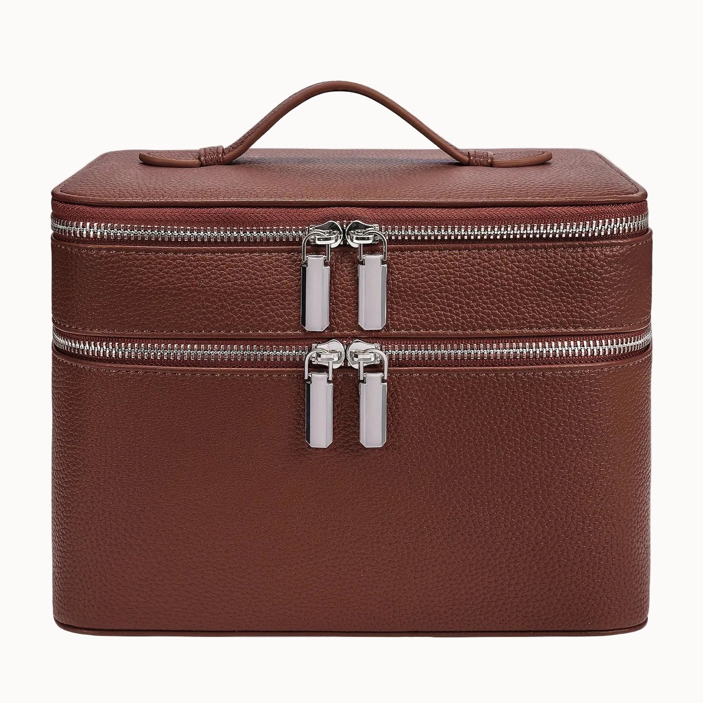 Double-Layer PU Makeup & Cosmetic Bag