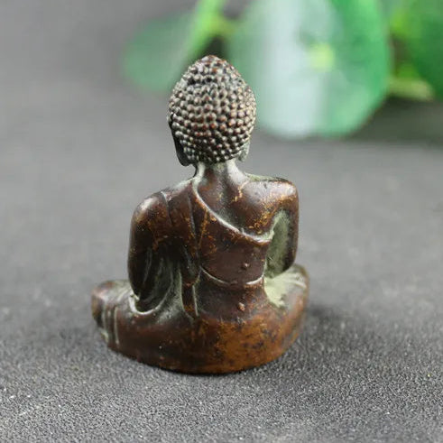 Pure Copper Shakyamuni Buddha Figurine 85g – Exquisite Brass Statue, Spiritual Home Decor, Mindful Gift