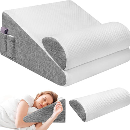 Wedge Pillow for Acid Reflux, Back & Neck Support