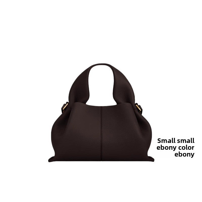 Dumpling Shoulder Bag - Genuine Leather