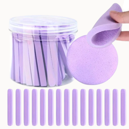 Compressed Facial Cleansing Sponge Set, 36 Pack with Storage Box