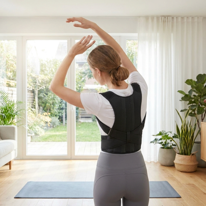 Full Back Posture Corrector and Spinal Support Brace