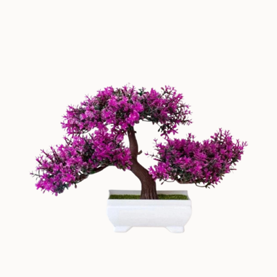 Artificial Bonsai Tree, Faux Potted Plant for Home and Office