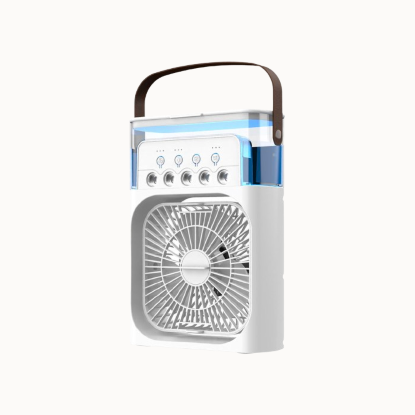 3-in-1 Desktop Fan with Humidifier & Ambient Light