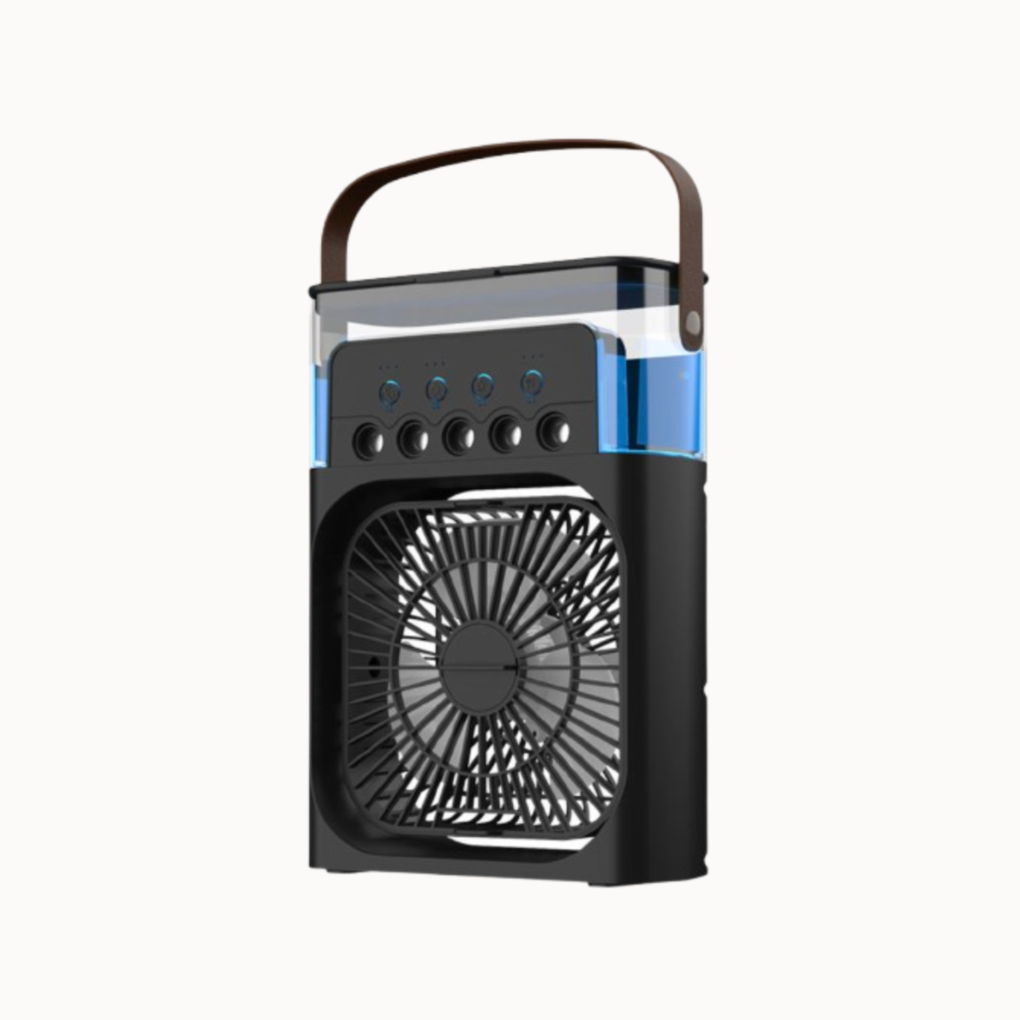 3-in-1 Desktop Fan with Humidifier & Ambient Light