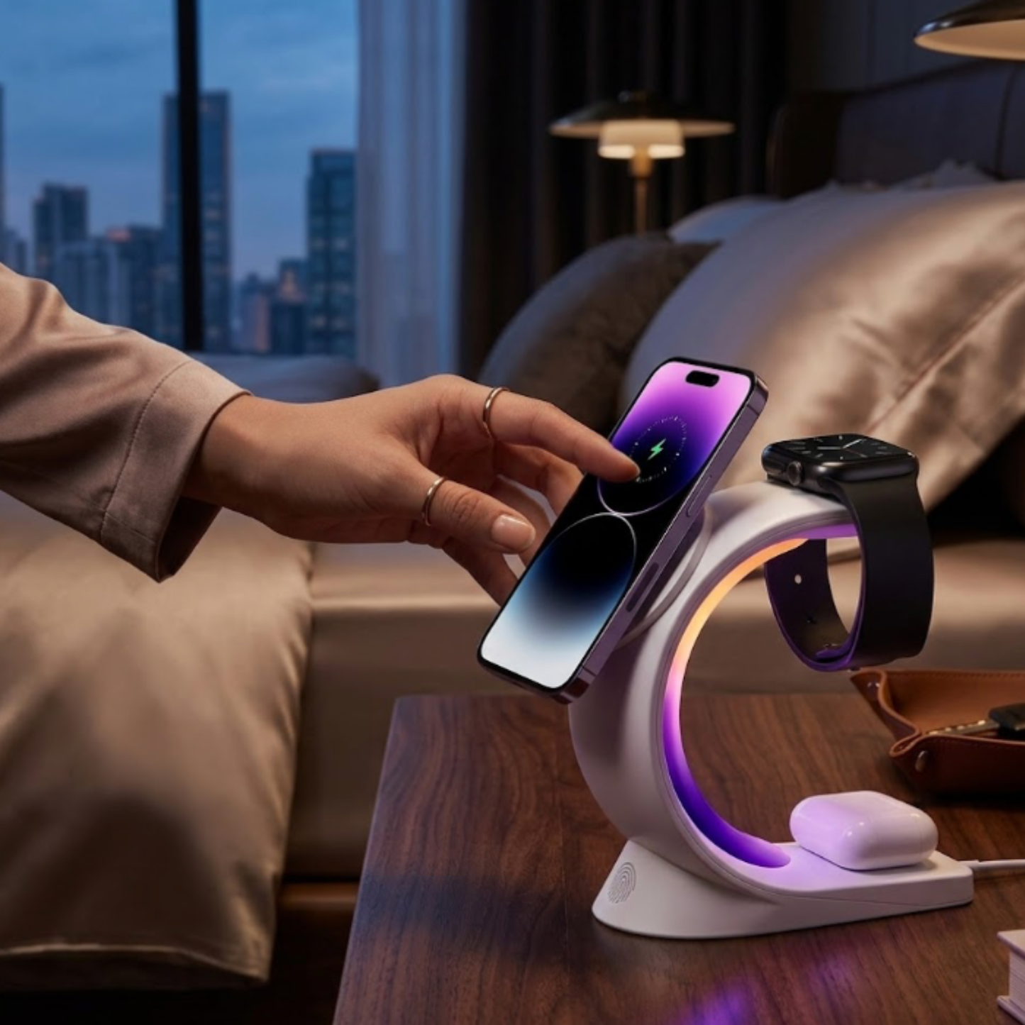 3 in 1 Wireless Charger and Ambient Light