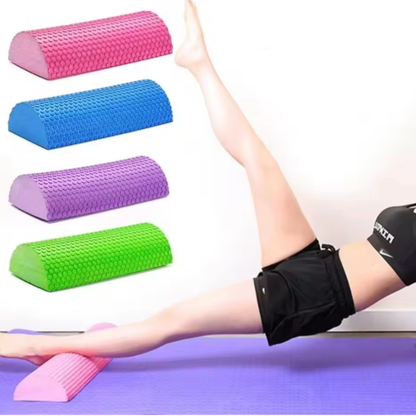 Solid Semicircular Foam Roller 30cm x 7.5cm