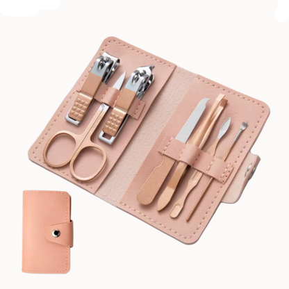 7-Piece Nail Clipper & Grooming Set - Stainless Steel Travel Kit