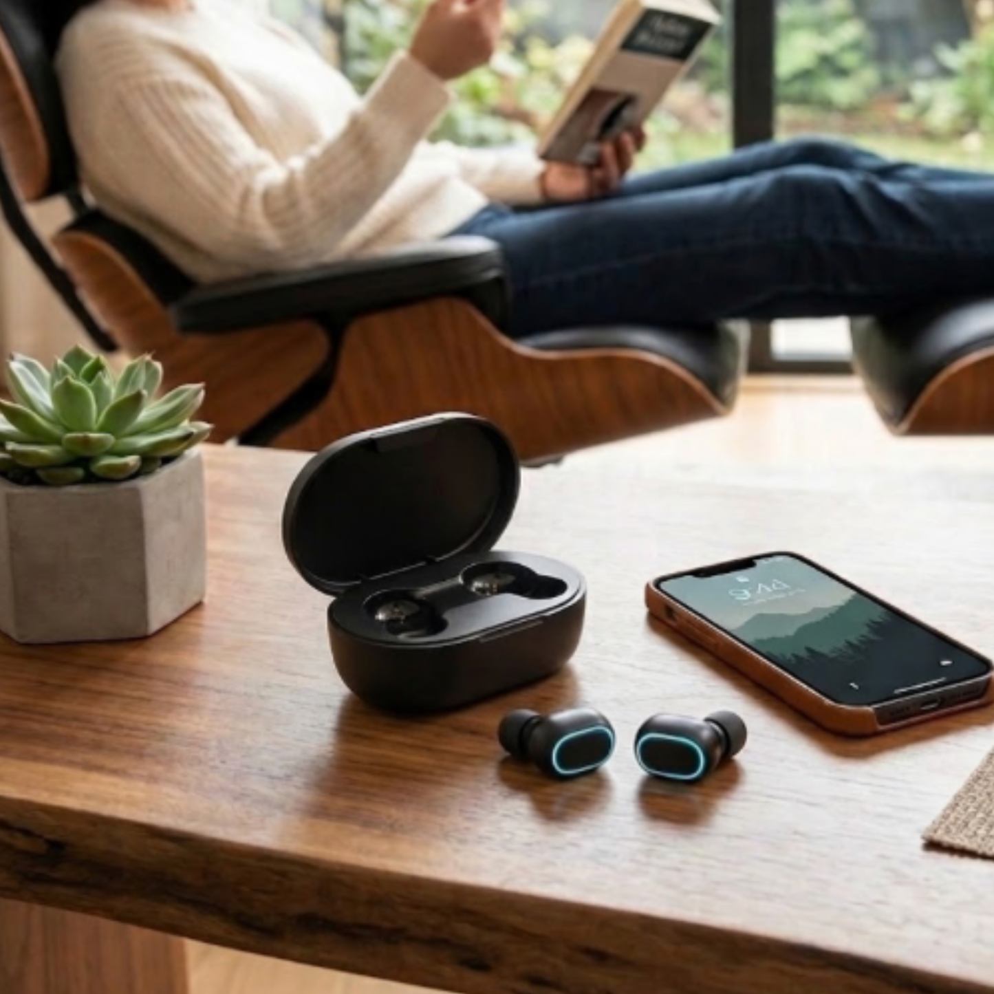 Noise Cancelling Bluetooth Earbuds