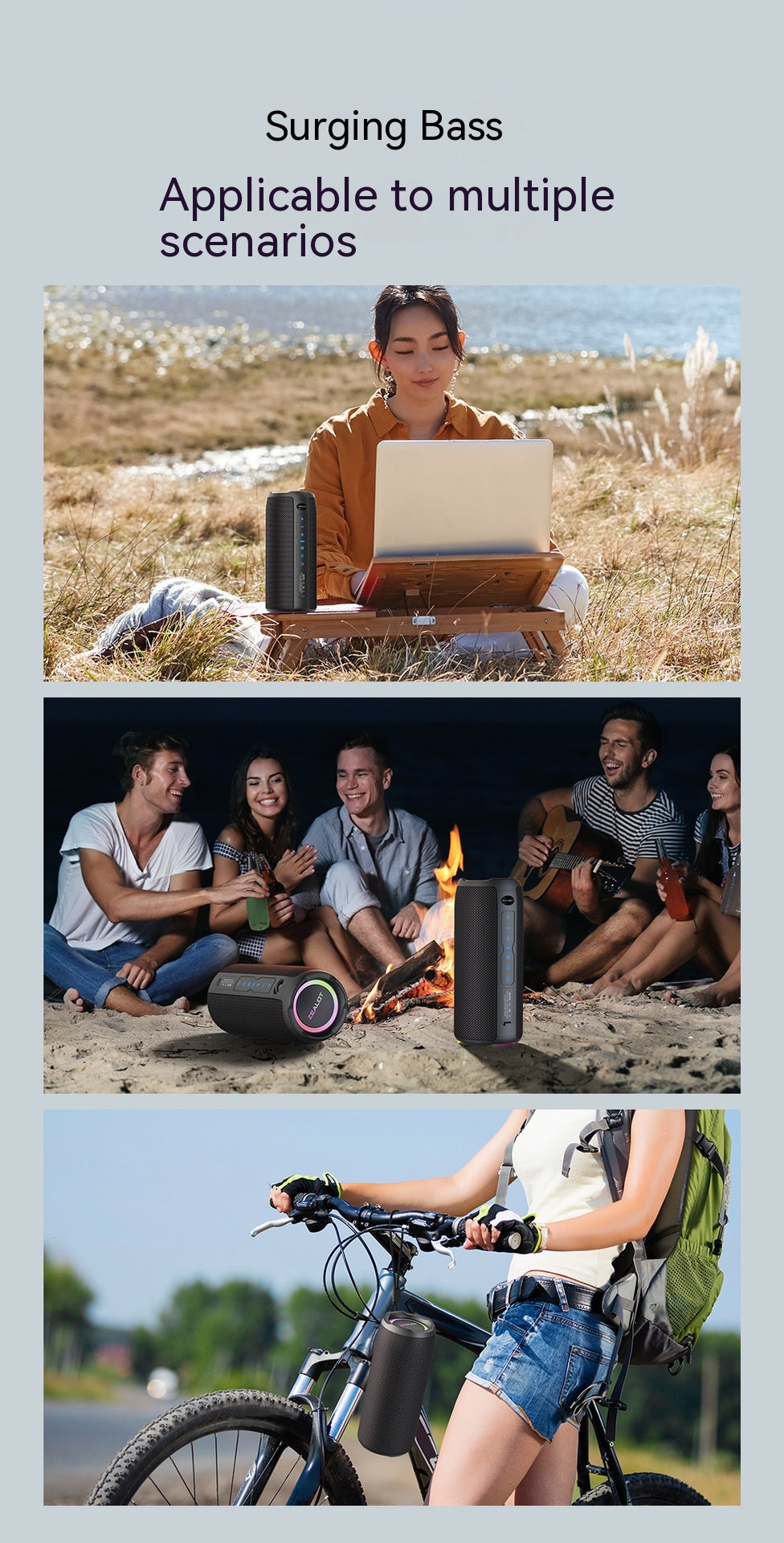 Outdoor Waterproof Bluetooth Speaker