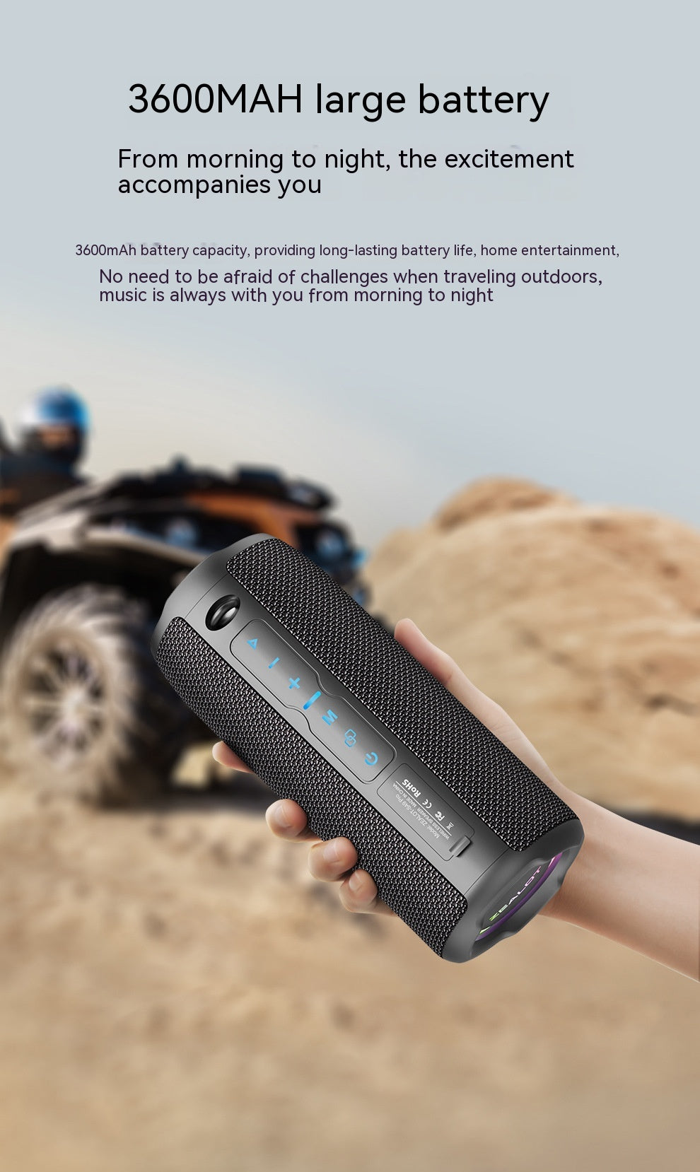 Outdoor Waterproof Bluetooth Speaker