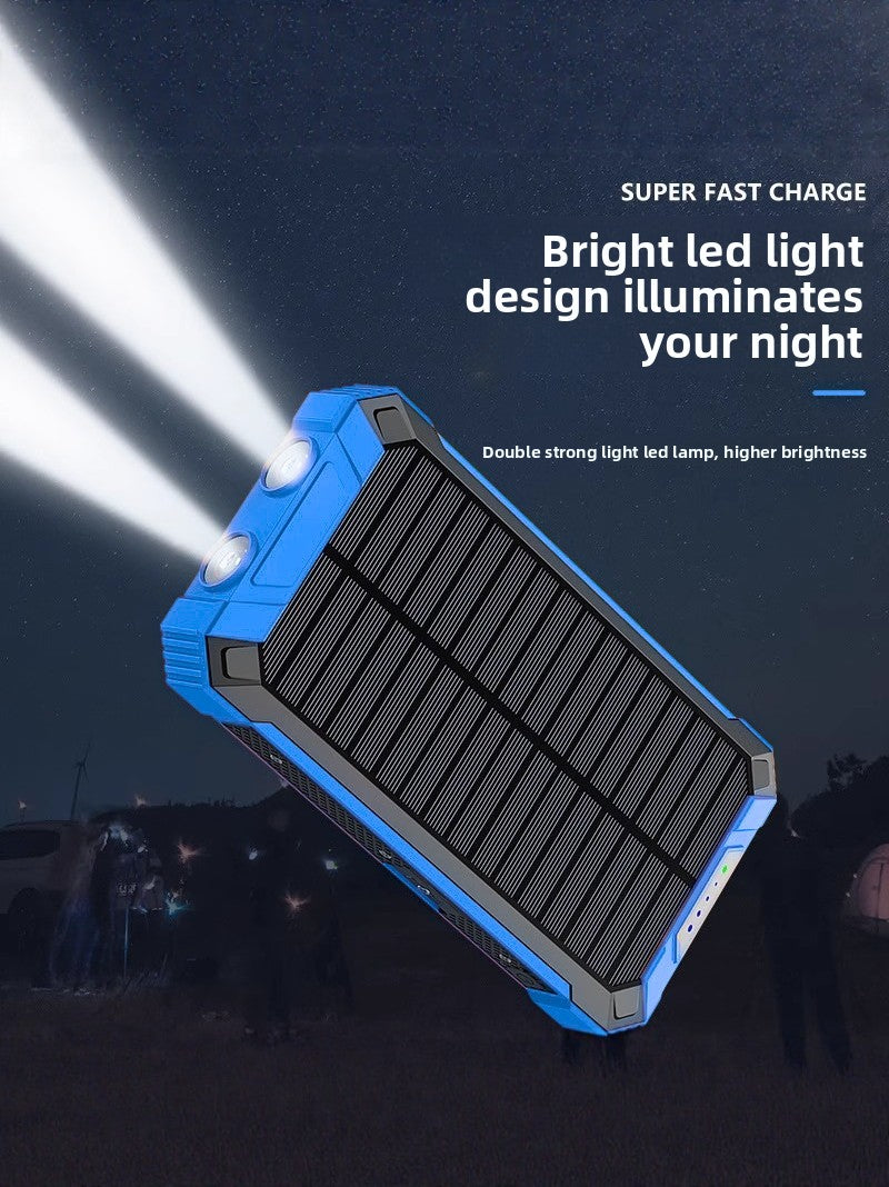 Solar Power Bank 20000mAh – Fast Charging, Rugged & Portable