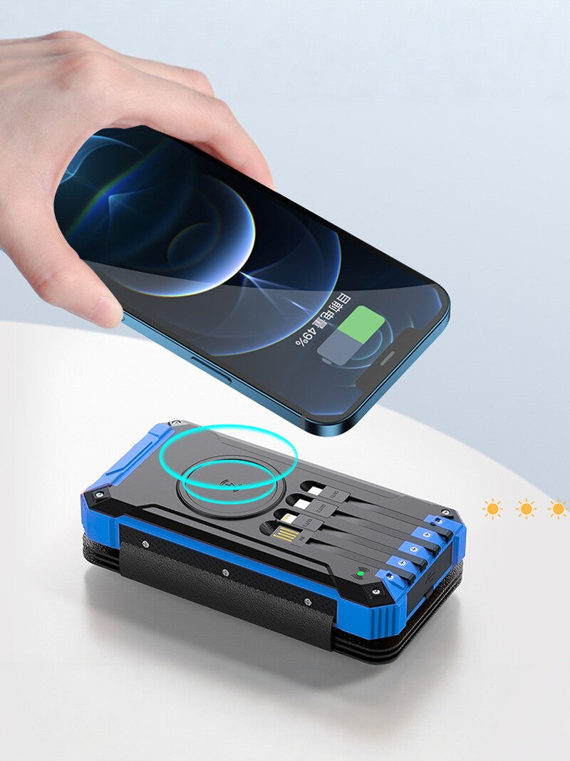 Solar Power Bank 20000mAh – Fast Charging, Rugged & Portable