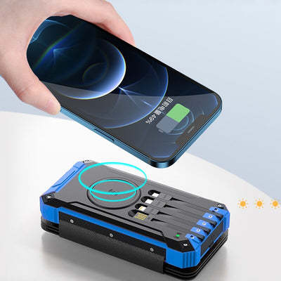 Solar Power Bank 20000mAh – Fast Charging, Rugged & Portable