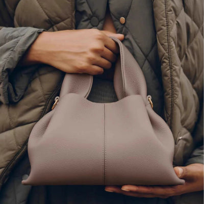 Dumpling Shoulder Bag - Genuine Leather
