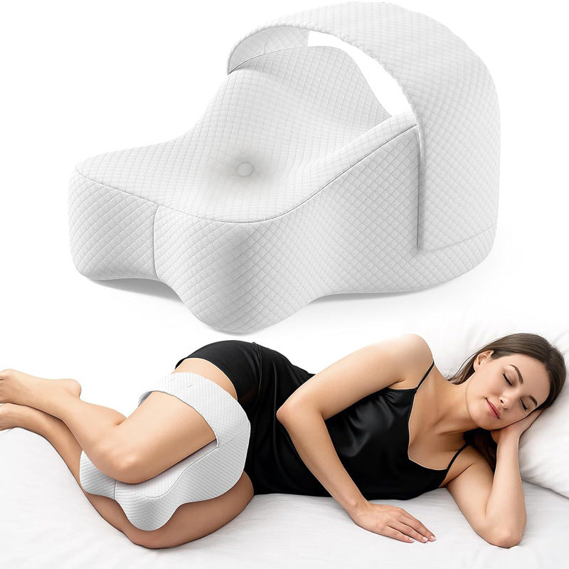 Memory Foam Leg Pillow for Side Sleeping & Recovery