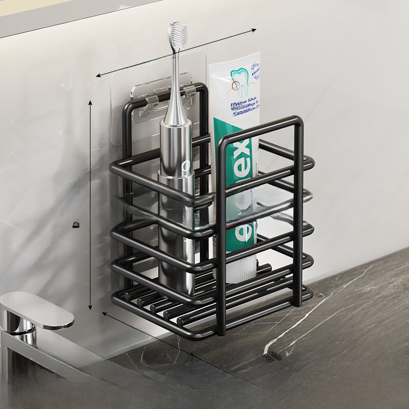 Wall-Mounted Bathroom Organizer Rack