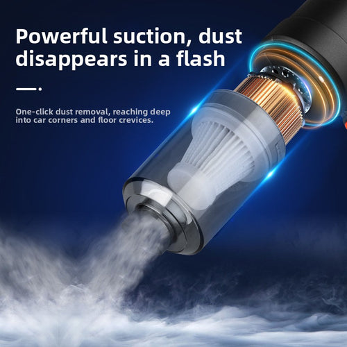 Cordless Mini Vacuum & Blower – 3500Pa Desk & Car Cleaner
