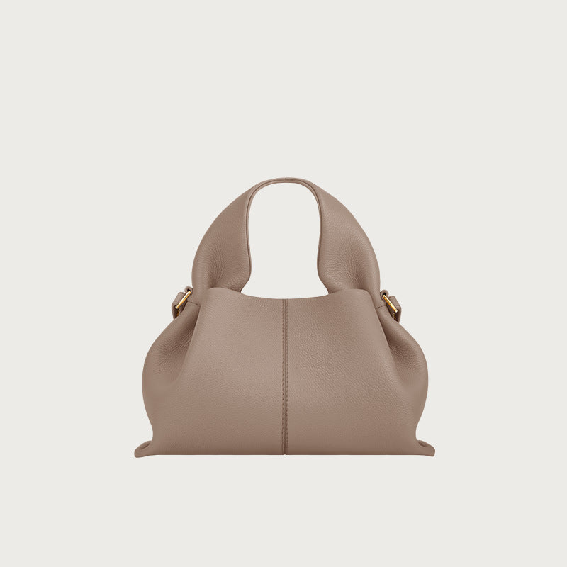 Dumpling Shoulder Bag - Genuine Leather