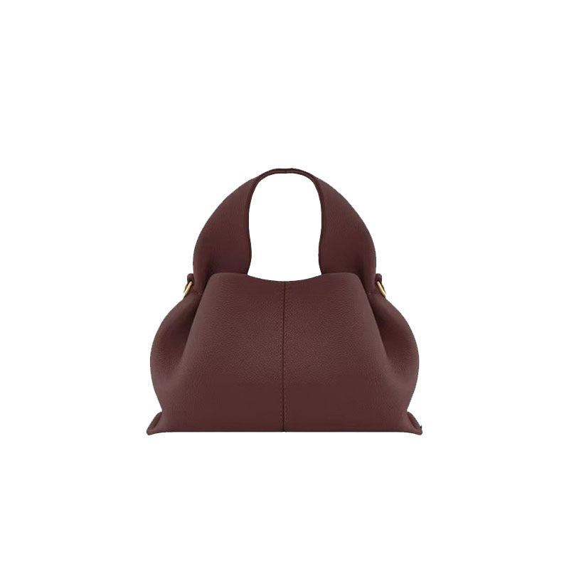 Dumpling Shoulder Bag - Genuine Leather