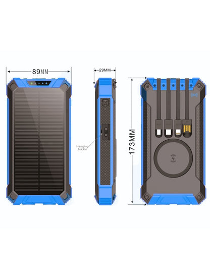 Solar Power Bank 20000mAh – Fast Charging, Rugged & Portable