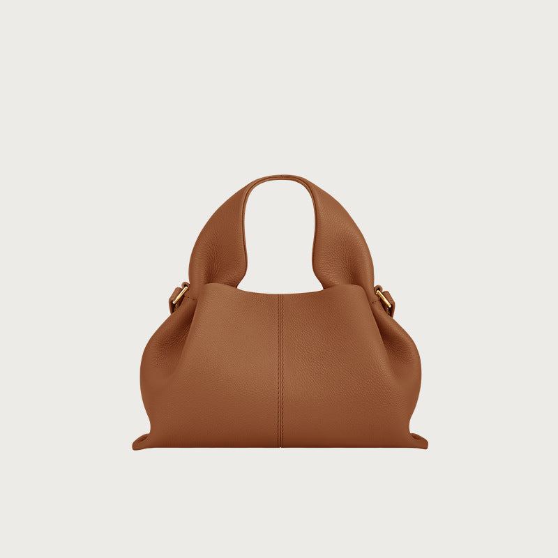 Dumpling Shoulder Bag - Genuine Leather
