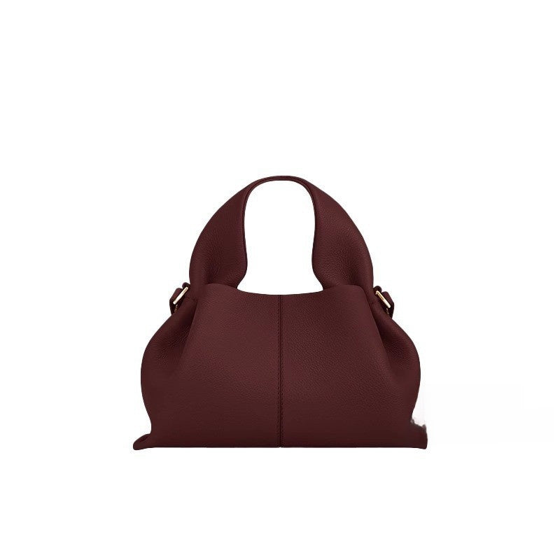 Dumpling Shoulder Bag - Genuine Leather