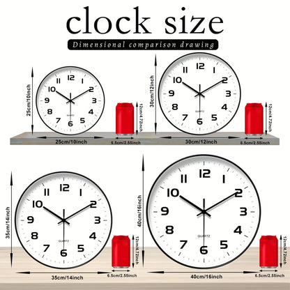 Steampunk Moving Gear Wall Clock – Silent Quartz Analog Clock for Living Room & Home Decor, 8–12 Inch
