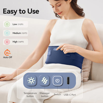 Heated Waist Massager Belt