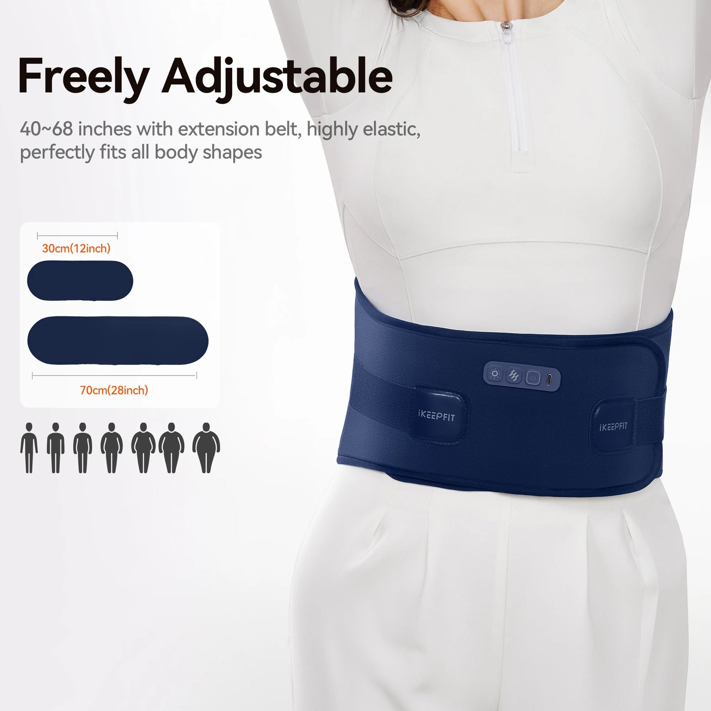Heated Waist Massager Belt