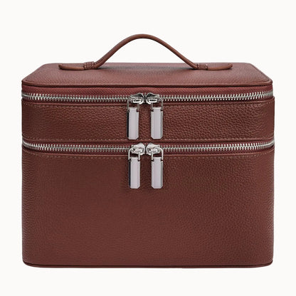 Double-Layer PU Makeup & Cosmetic Bag