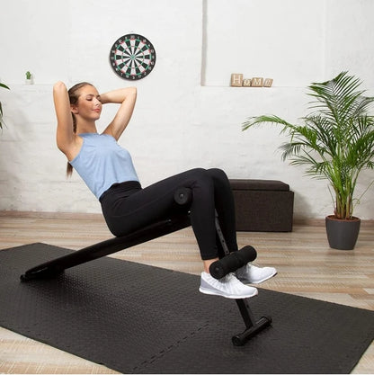 PVC Interlocking Gym Floor Tiles – 30x30cm, 10mm Thick Non-Slip Fitness Mat