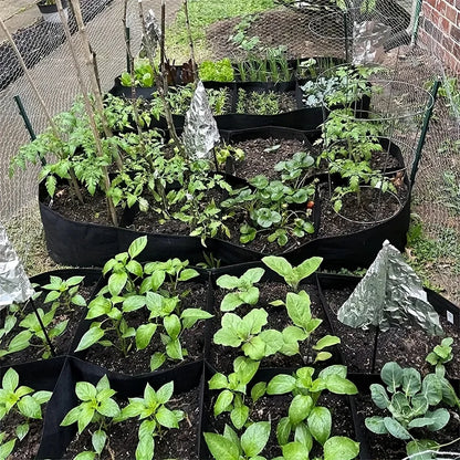 Extra Large 8-Grid Elevated Garden Bed | Durable Raised Planting Box for Vegetables & Flowers