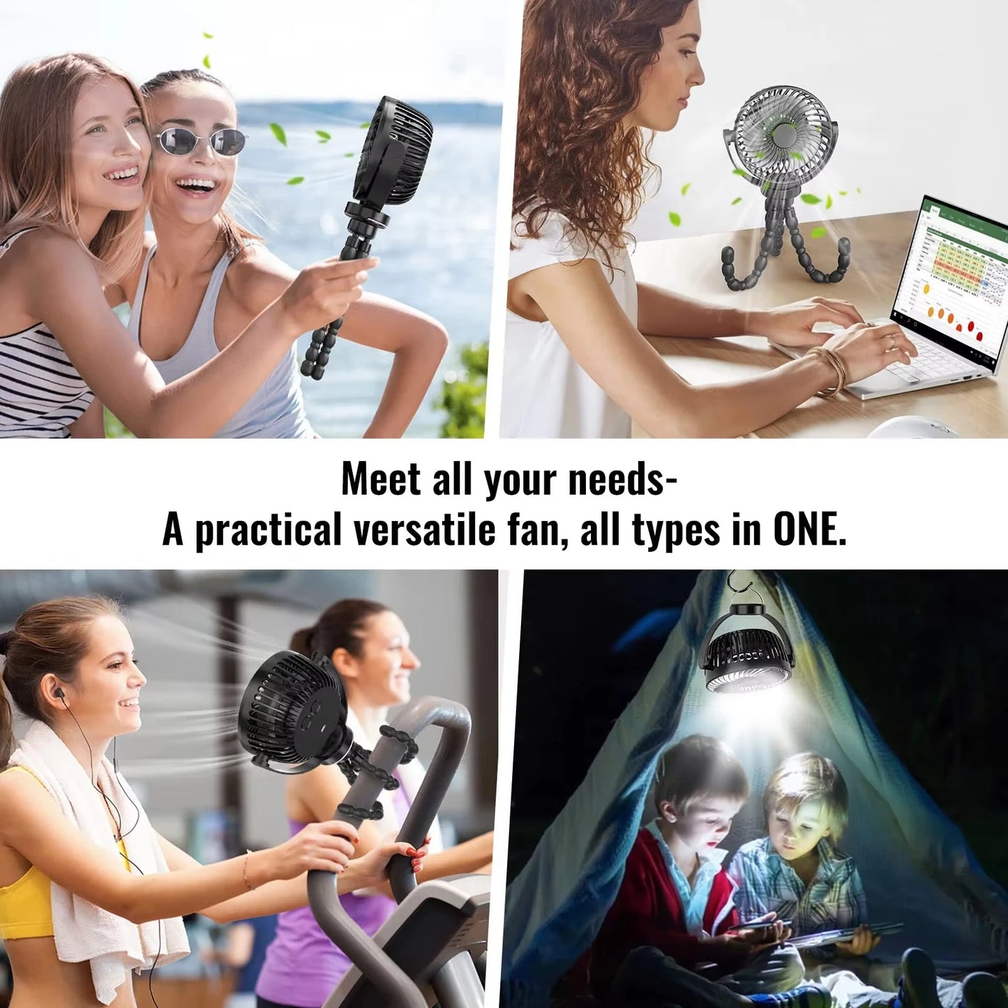 Portable USB Fan - Rechargeble