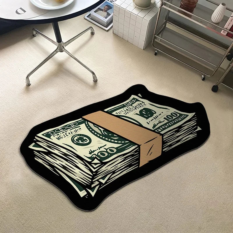 Money Stack Rug – Cash Bundle Floor Mat