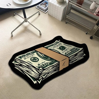 Money Stack Rug – Cash Bundle Floor Mat