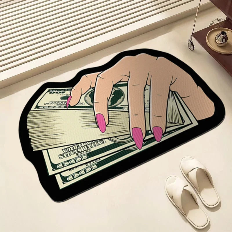 Money Stack Rug – Cash Bundle Floor Mat
