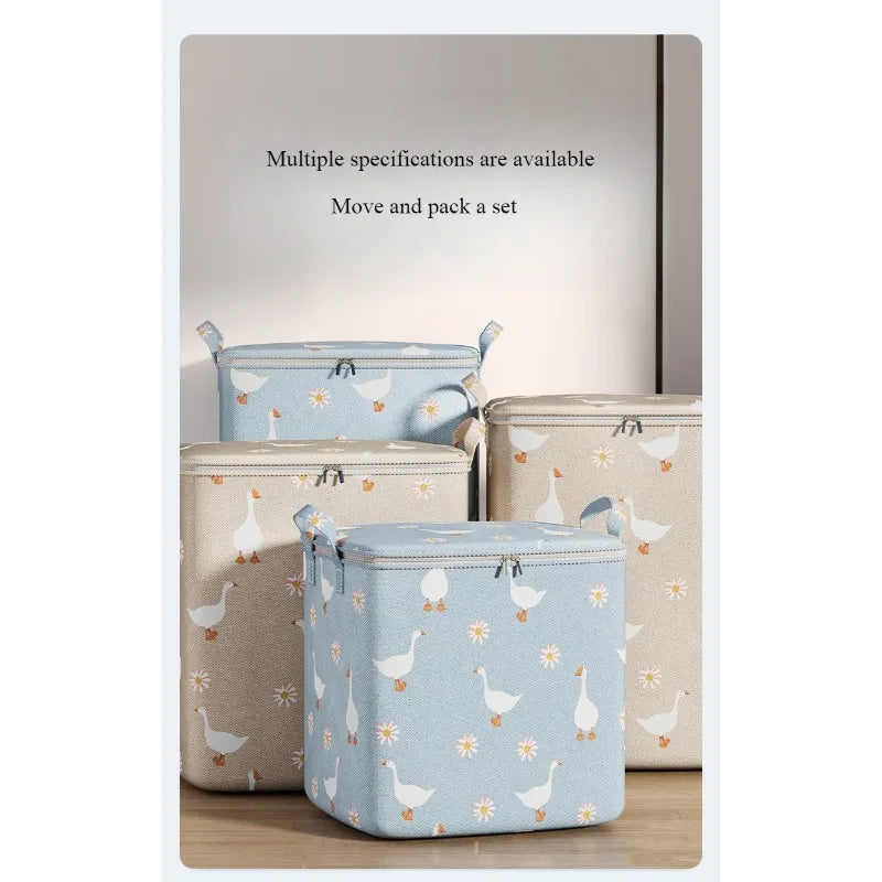 Large Foldable Storage Bag for Quilts, Clothes & Moving