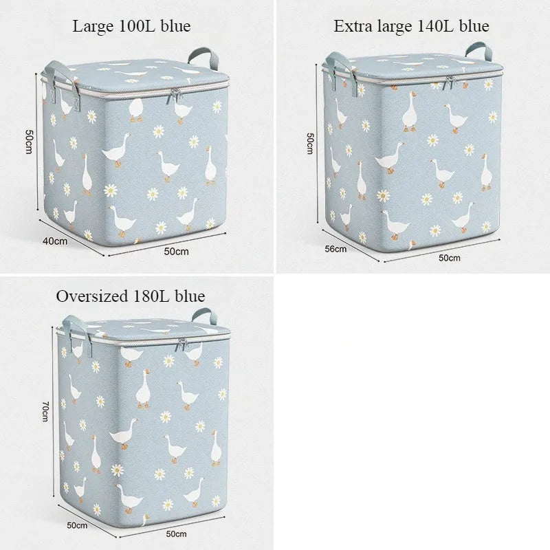Large Foldable Storage Bag for Quilts, Clothes & Moving
