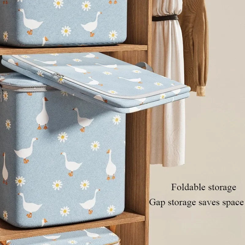 Large Foldable Storage Bag for Quilts, Clothes & Moving
