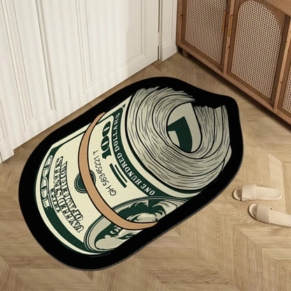 Money Stack Rug – Cash Bundle Floor Mat