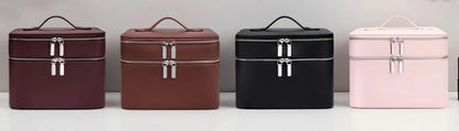 Double-Layer PU Makeup & Cosmetic Bag