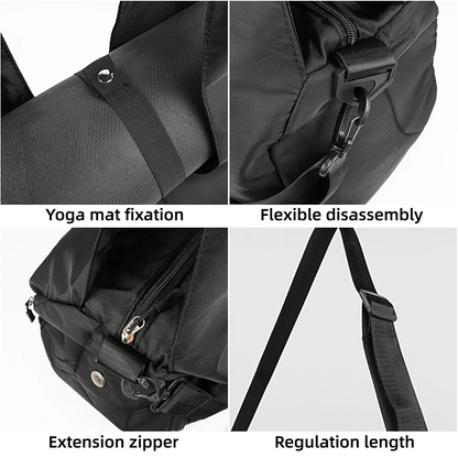 Yoga & Gym Bag with Shoe Compartment