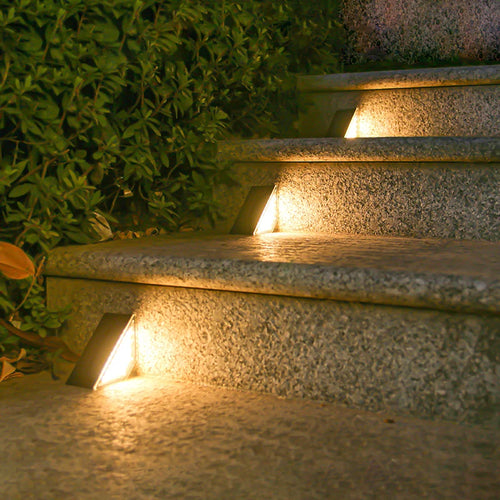 Solar LED Step Lights 8-Pack – IP67 Waterproof Outdoor Stair & Deck Lights for Yard, Patio, Pathway & Garden