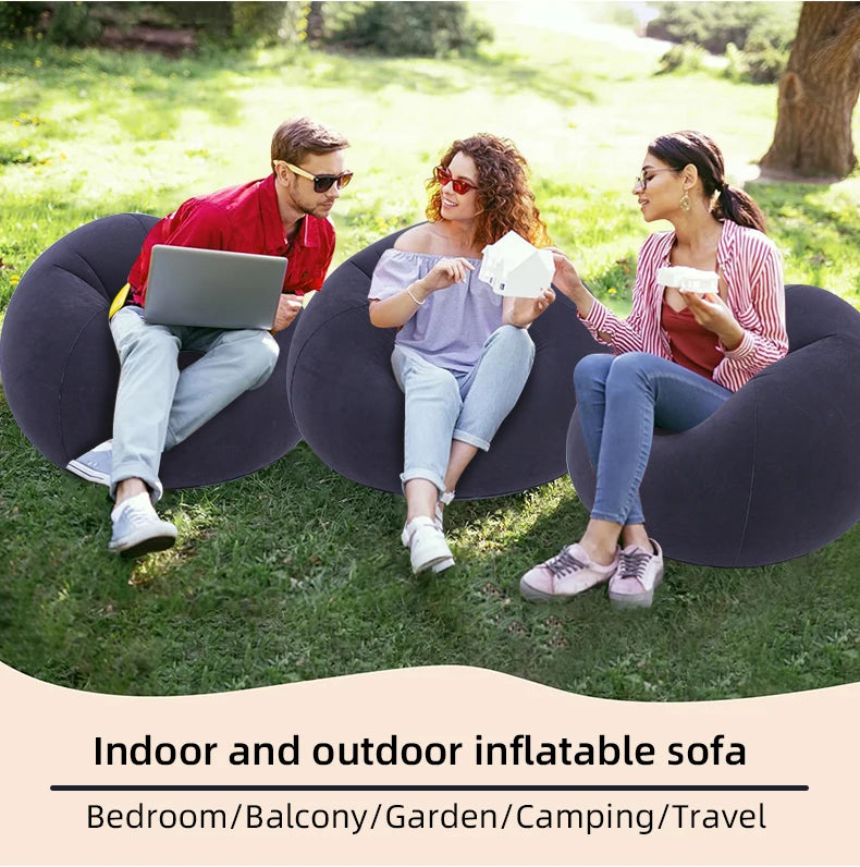 Portable Inflatable Sofa – Indoor & Outdoor Lounge Chair