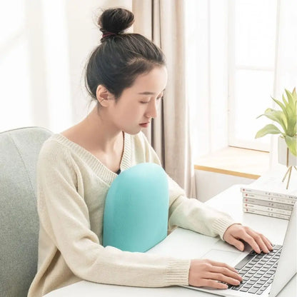 Memory Foam Neck Nap Pillow – Soft Cervical Support for Travel, Office & Sleep