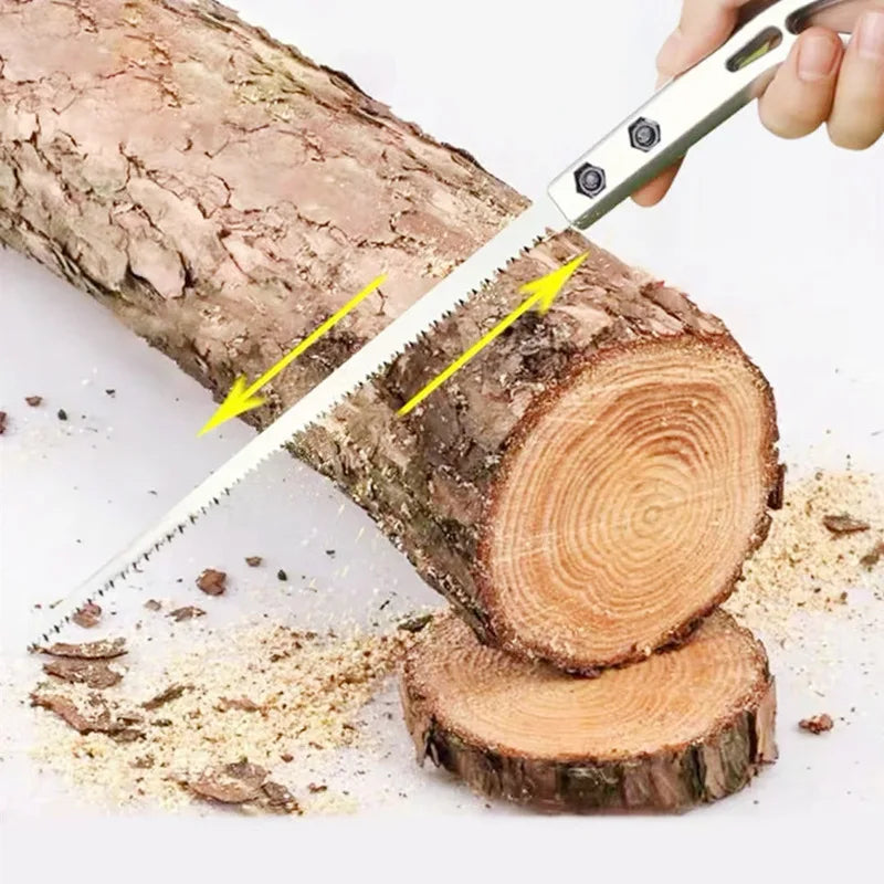 SK5 Steel Handsaw with Wooden Handle | 340mm Garden & Woodworking Saw