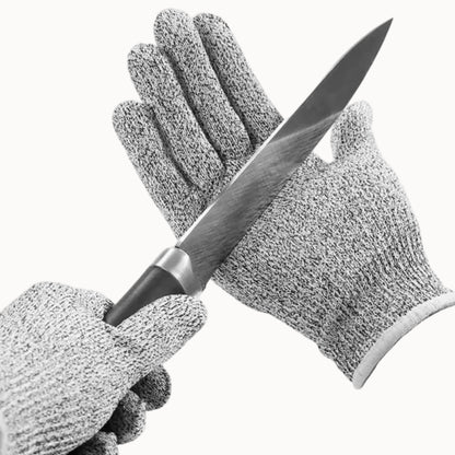 Level 5 HPPE Cut-Resistant Gloves | Kitchen, Garden & Work Safety Gloves S/M/L