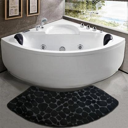 Curved Non-Slip Bathroom Runner Mat – Absorbent, Dirt-Resistant, 400x1000mm
